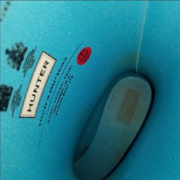 Hunter Tiffany blue short boots - Picture 5 of 7